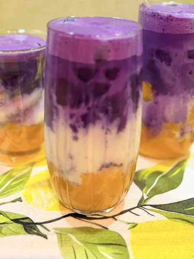 Ube Mango Latte